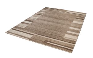 Teppich Sari Dunkel Beige Rahmen