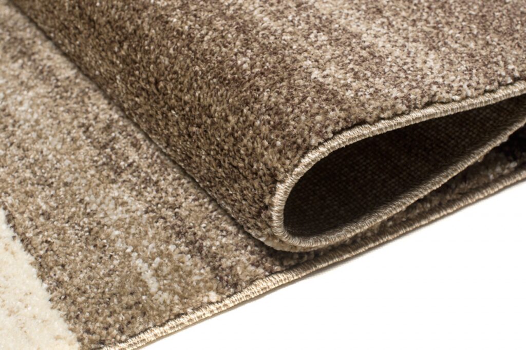 Teppich Sari Dunkel Beige Rahmen