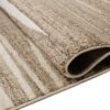 Teppich Sari Dunkel Beige Gestreift