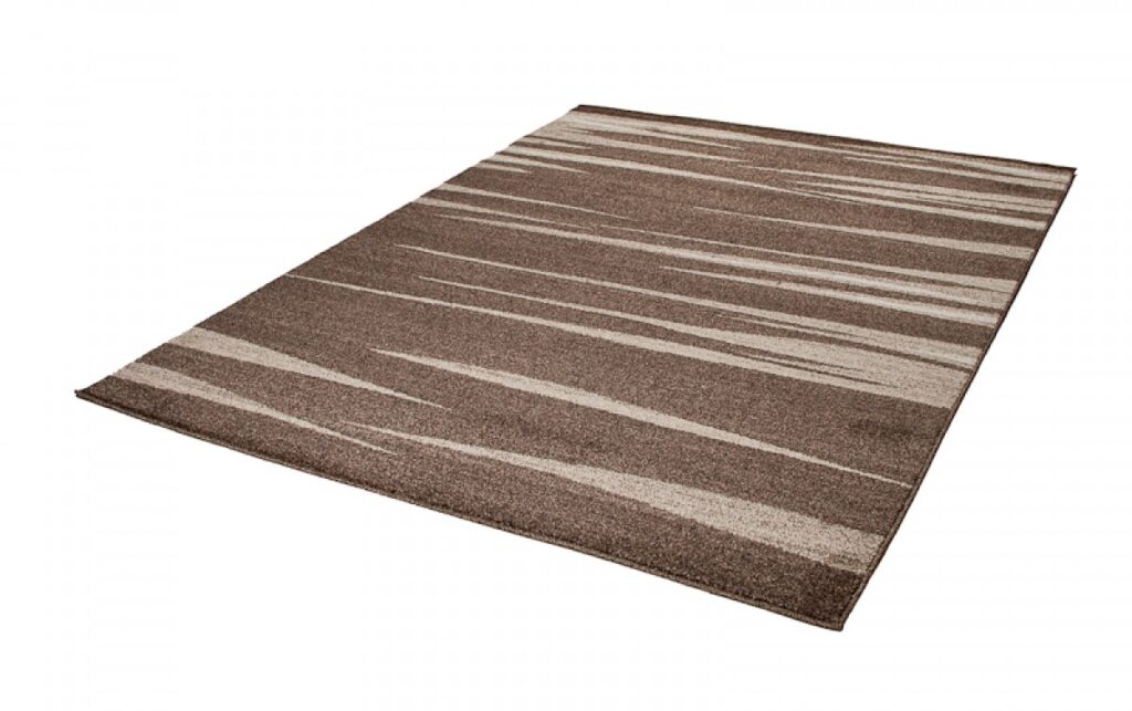 Teppich Sari Braun Beige Gestreift