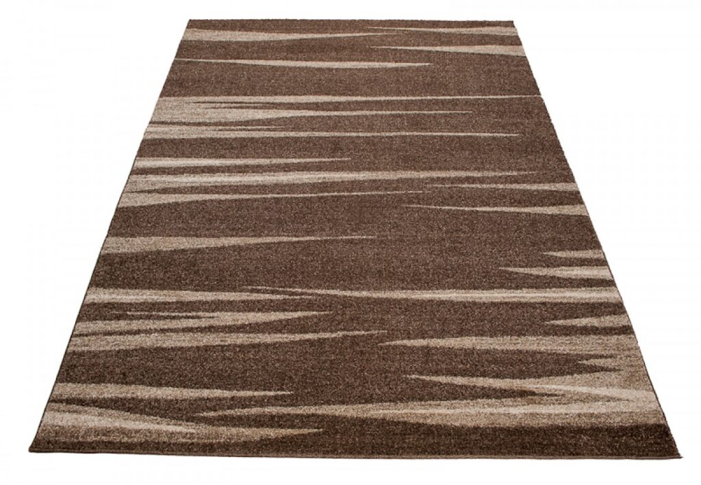Teppich Sari Braun Beige Gestreift