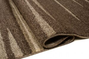 Teppich Sari Braun Beige Gestreift