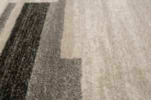 Teppich Sari Beige Grau Rahmen