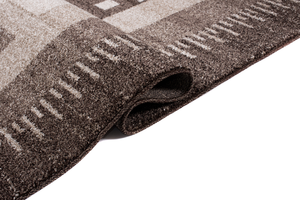 Teppich Sari Braun Ethnisch Rahmen