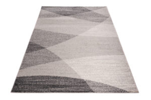 Teppich Sari Grau Beige Geometrisch