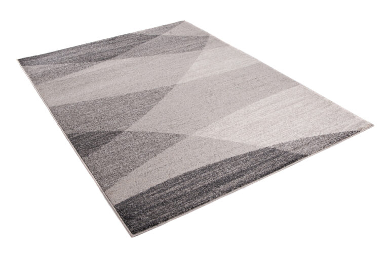 Teppich Sari Grau Beige Geometrisch