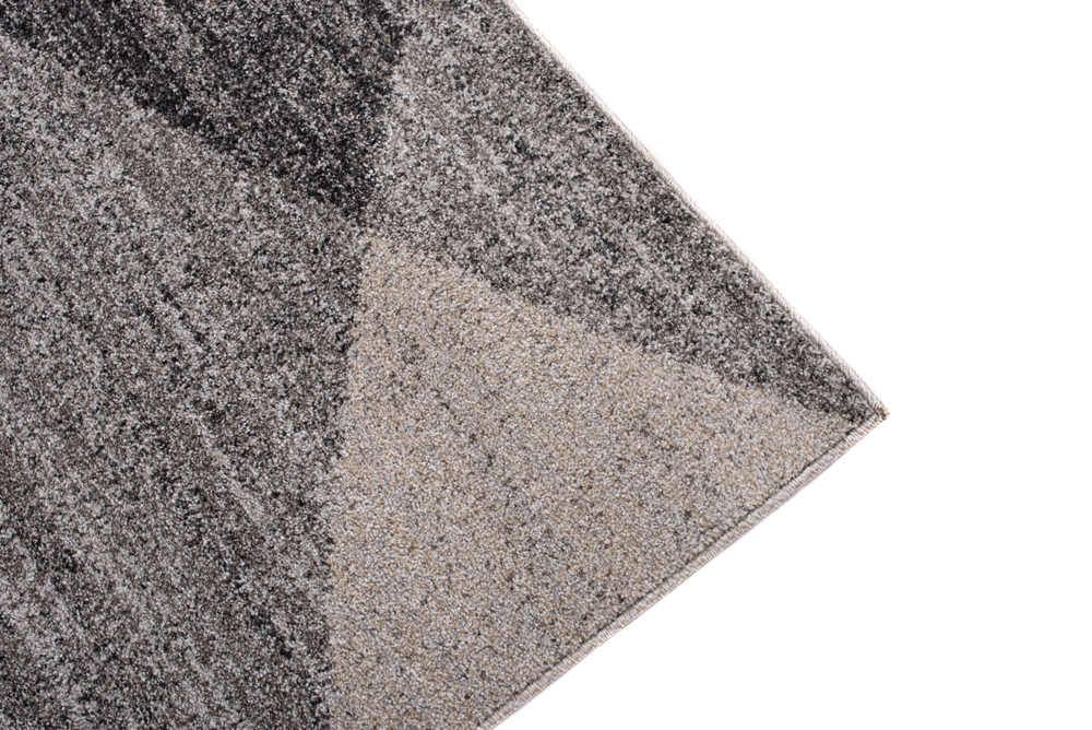 Teppich Sari Grau Beige Geometrisch