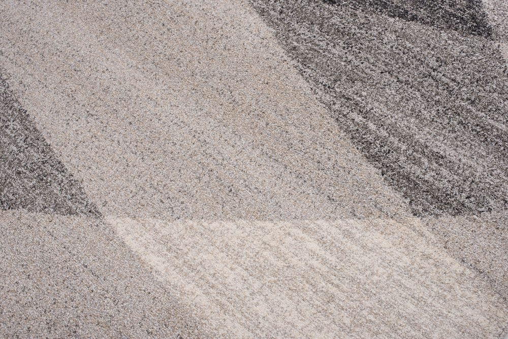 Teppich Sari Grau Beige Geometrisch