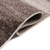 SARI Teppich Kurzflor Modern Beige Braun Meliert Design Wellen