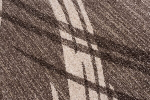 Teppich Sari Hell Braun Gestreift