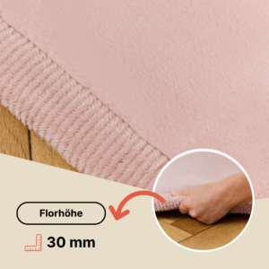 Kinderteppich Fluffin Blau