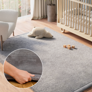 Kinderteppich Fluffin Dunkelgrau