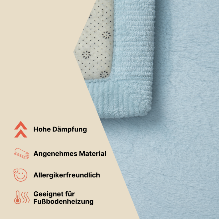 Kinderteppich Fluffin Rund Dunkelgrau