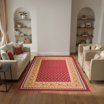 Teppich Nora Rot Klassisch Rutschfest