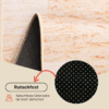 Teppich Nora Braun Geometrisch Rutschfest