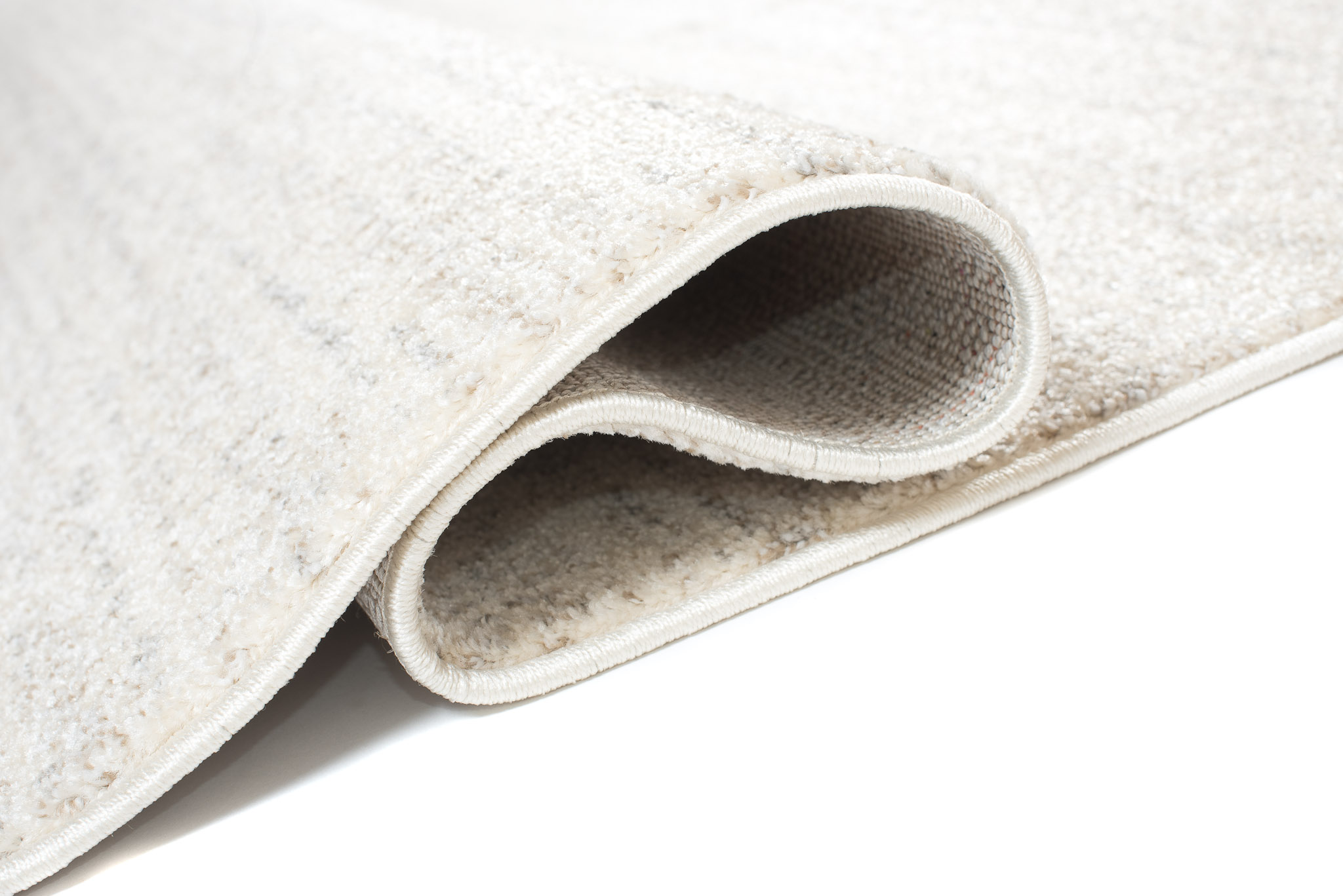 Teppich Sari mit Fransen Hell Creme