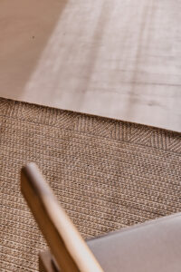 Outdoor-Teppich Yucana Beige Rahmen