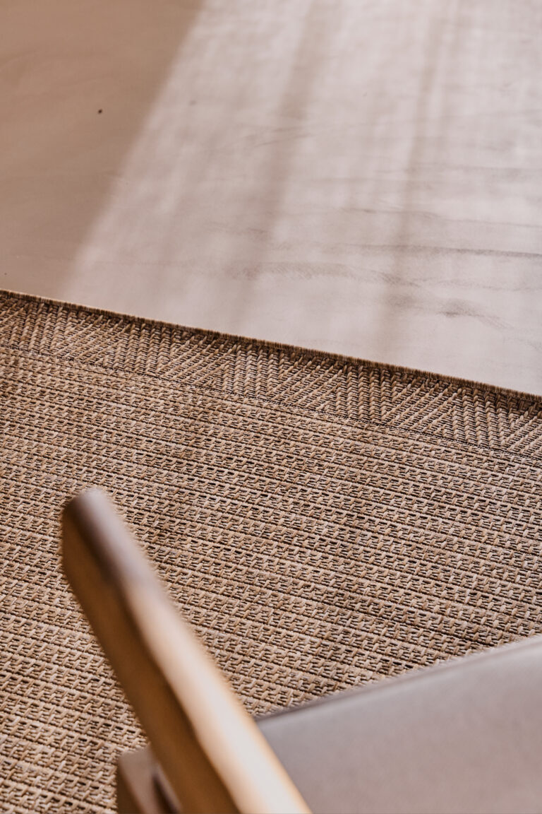 Outdoor-Teppich Yucana Beige Rahmen