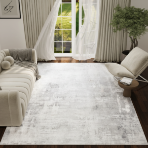 Teppich Ash Hellgrau Rutschfest
