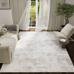 Teppich Ash Beige Creme Rutschfest