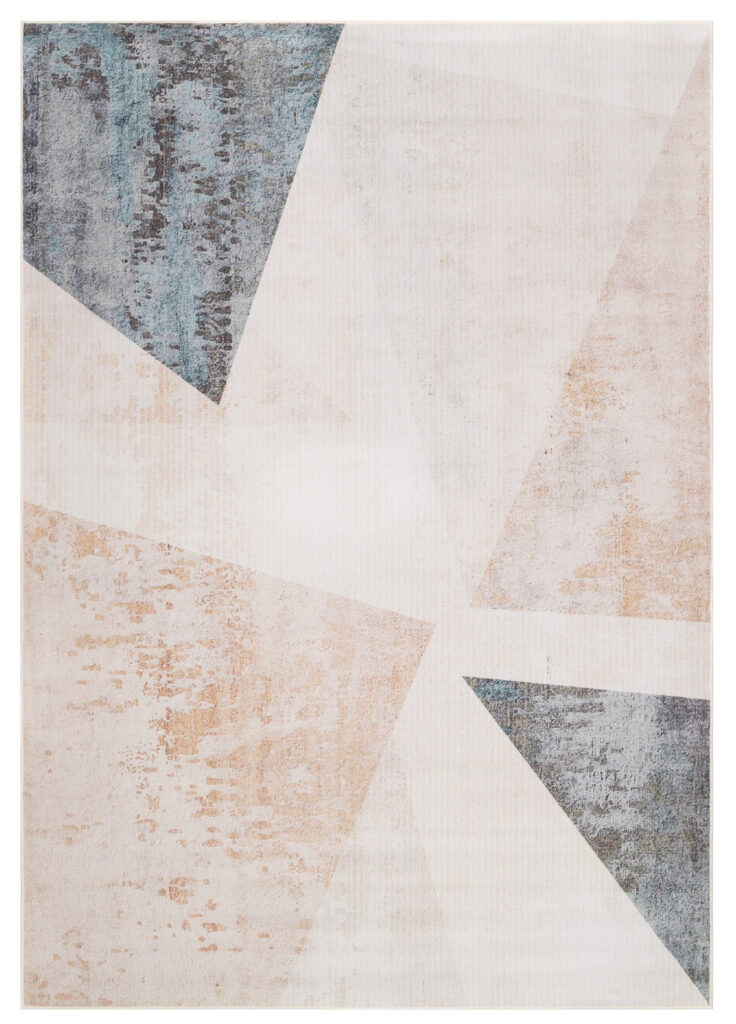 Teppich Nora Beige Grau Rutschfest