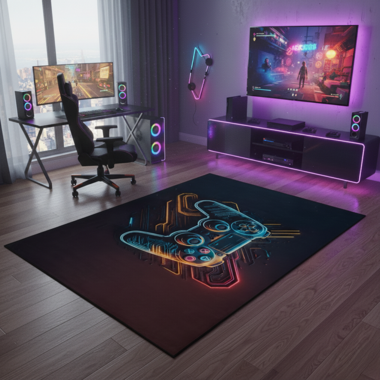 Teppich Joy Neon Pad Rutschfest