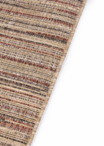 Outdoor-Teppich Yucana Beige Braun Streifen