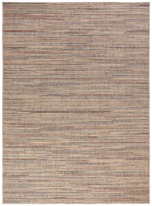 Outdoor-Teppich Yucana Beige Braun Streifen