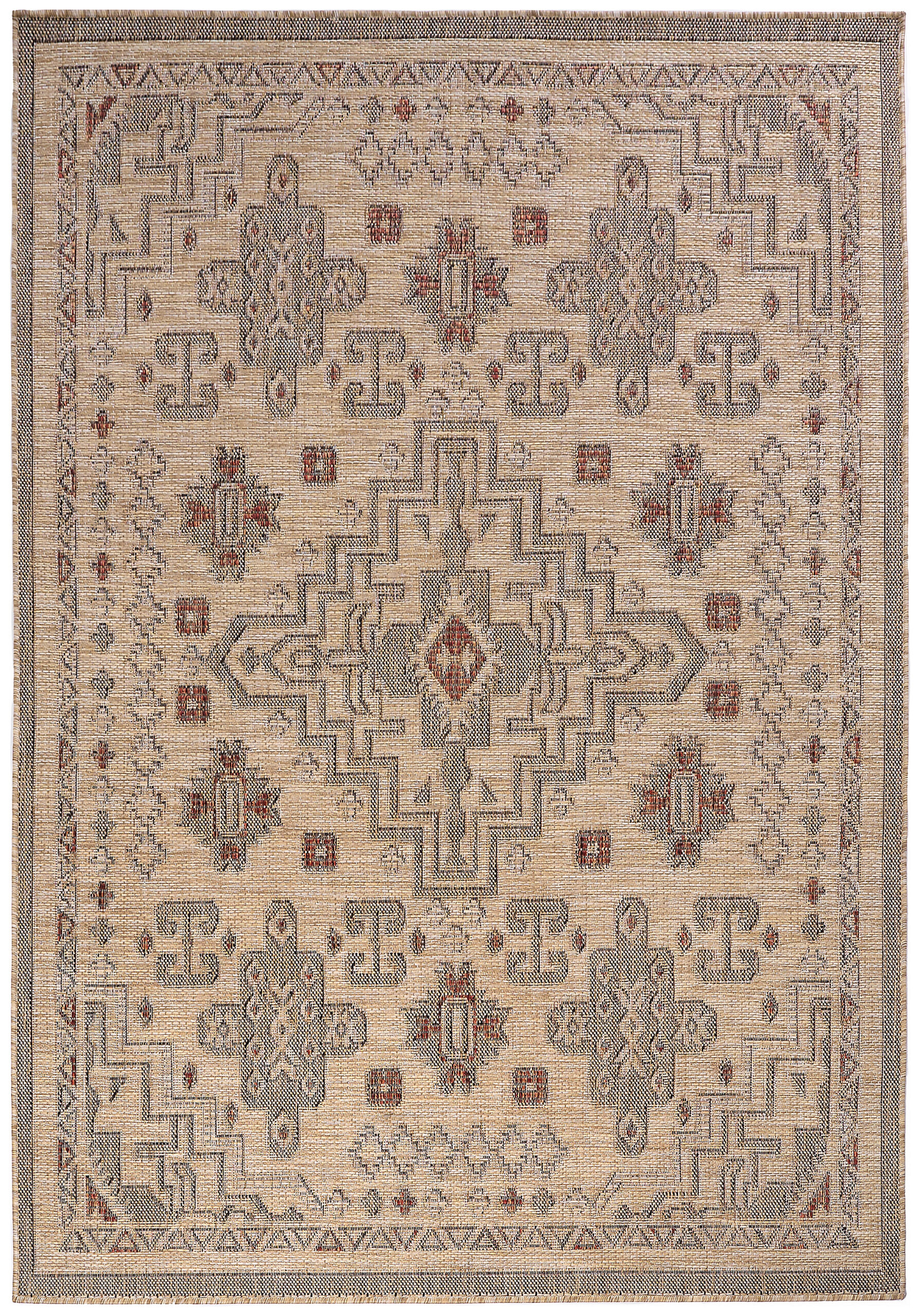 Outdoor-Teppich Yucana Beige Vintage