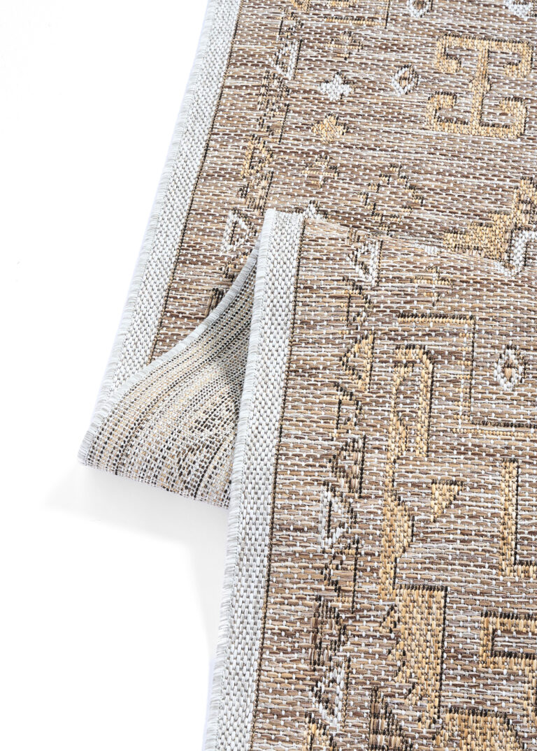 Outdoor-Teppich Yucana Braun Grau Vintage