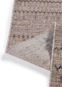 Outdoor-Teppich Yucana Braun Zickzack