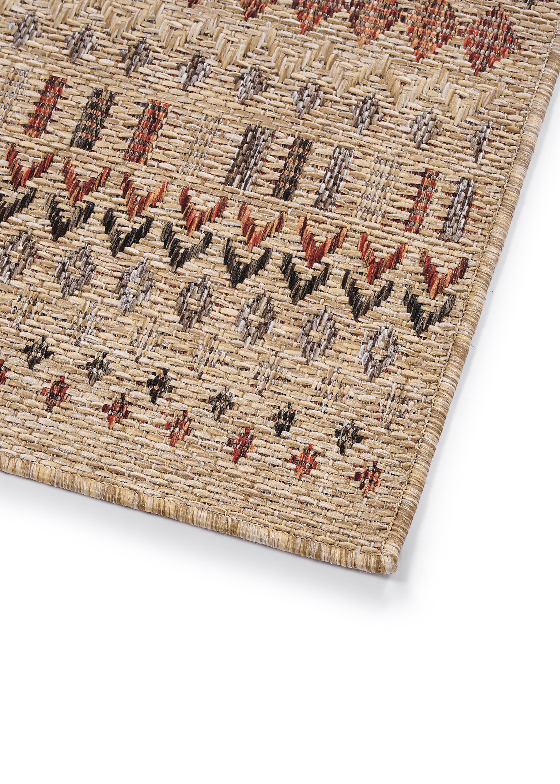 Outdoor-Teppich Yucana Beige Ethno