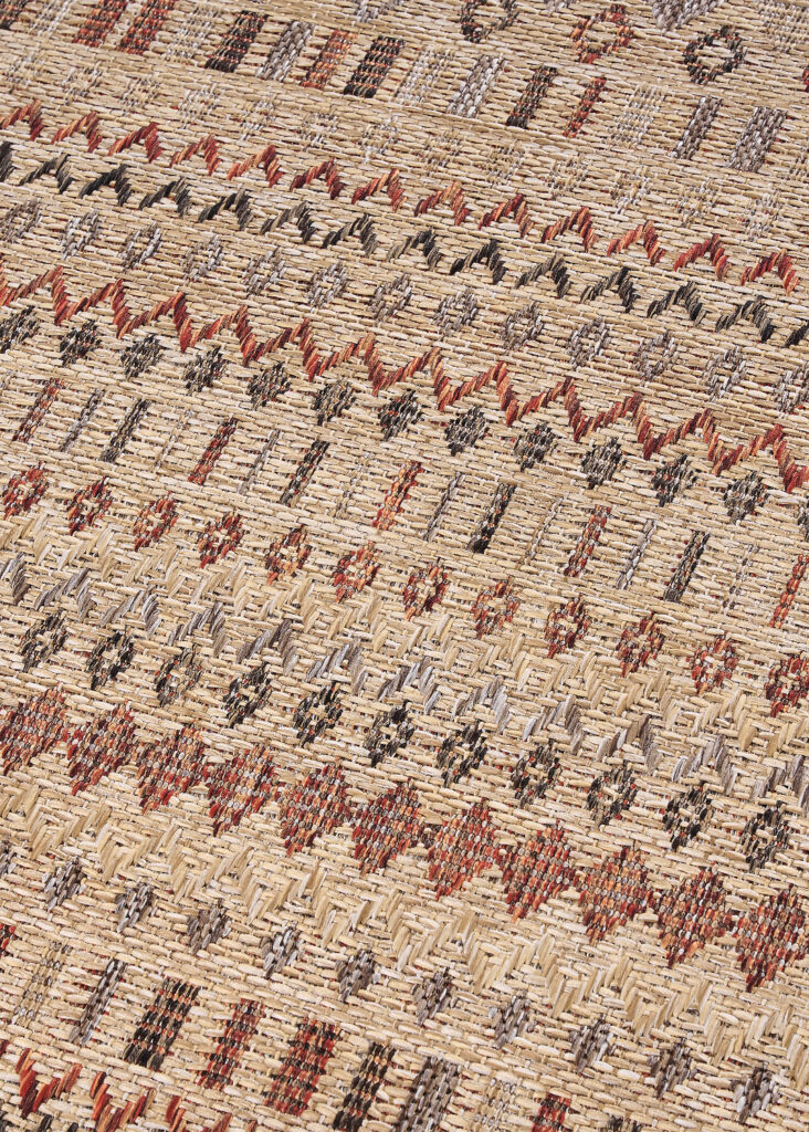 Outdoor-Teppich Yucana Beige Ethno