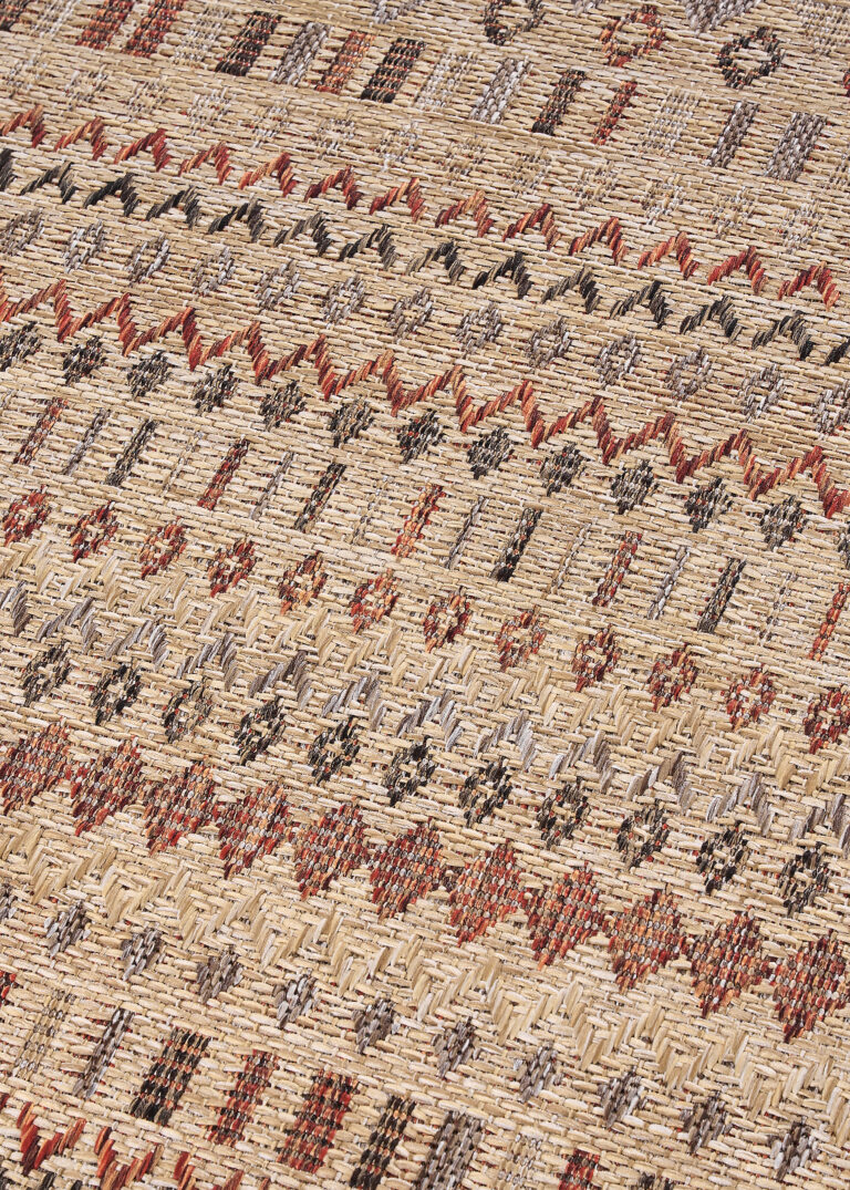 Outdoor-Teppich Yucana Beige Ethno