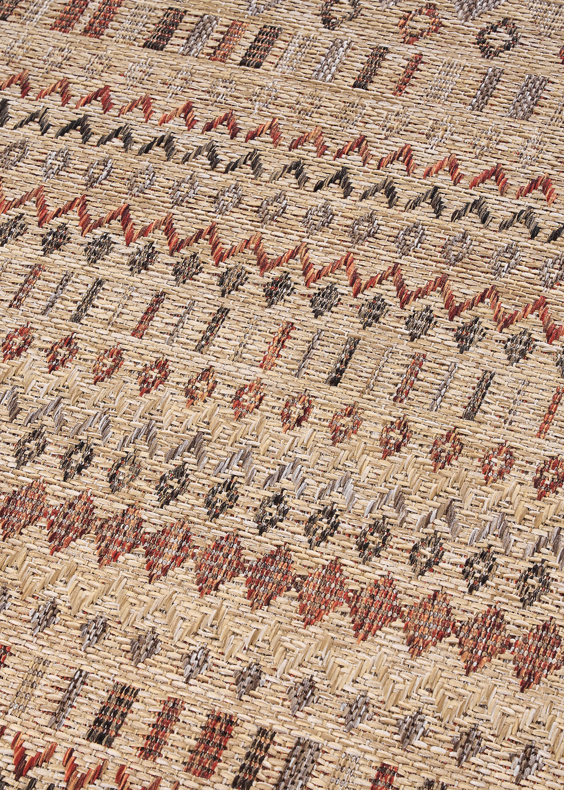 Outdoor-Teppich Yucana Beige Ethno