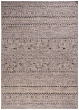 Outdoor-Teppich Yucana Braun Zickzack