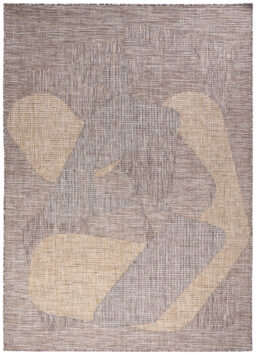 Outdoor-Teppich Yucana Braun Abstrakt