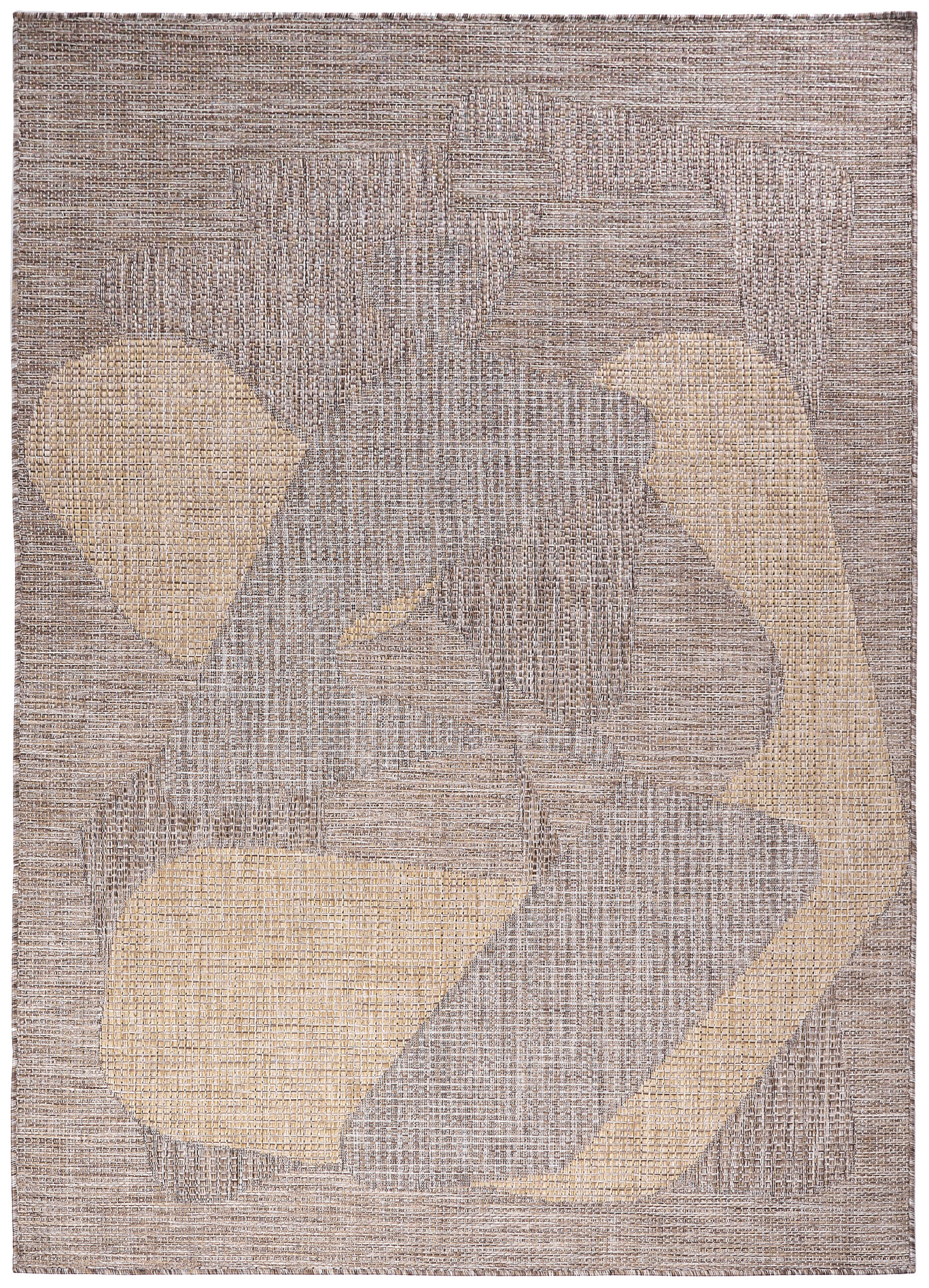 Outdoor-Teppich Yucana Braun Abstrakt