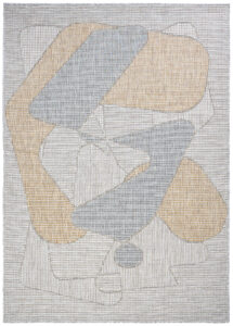 Outdoor-Teppich Yucana Grau Abstrakt