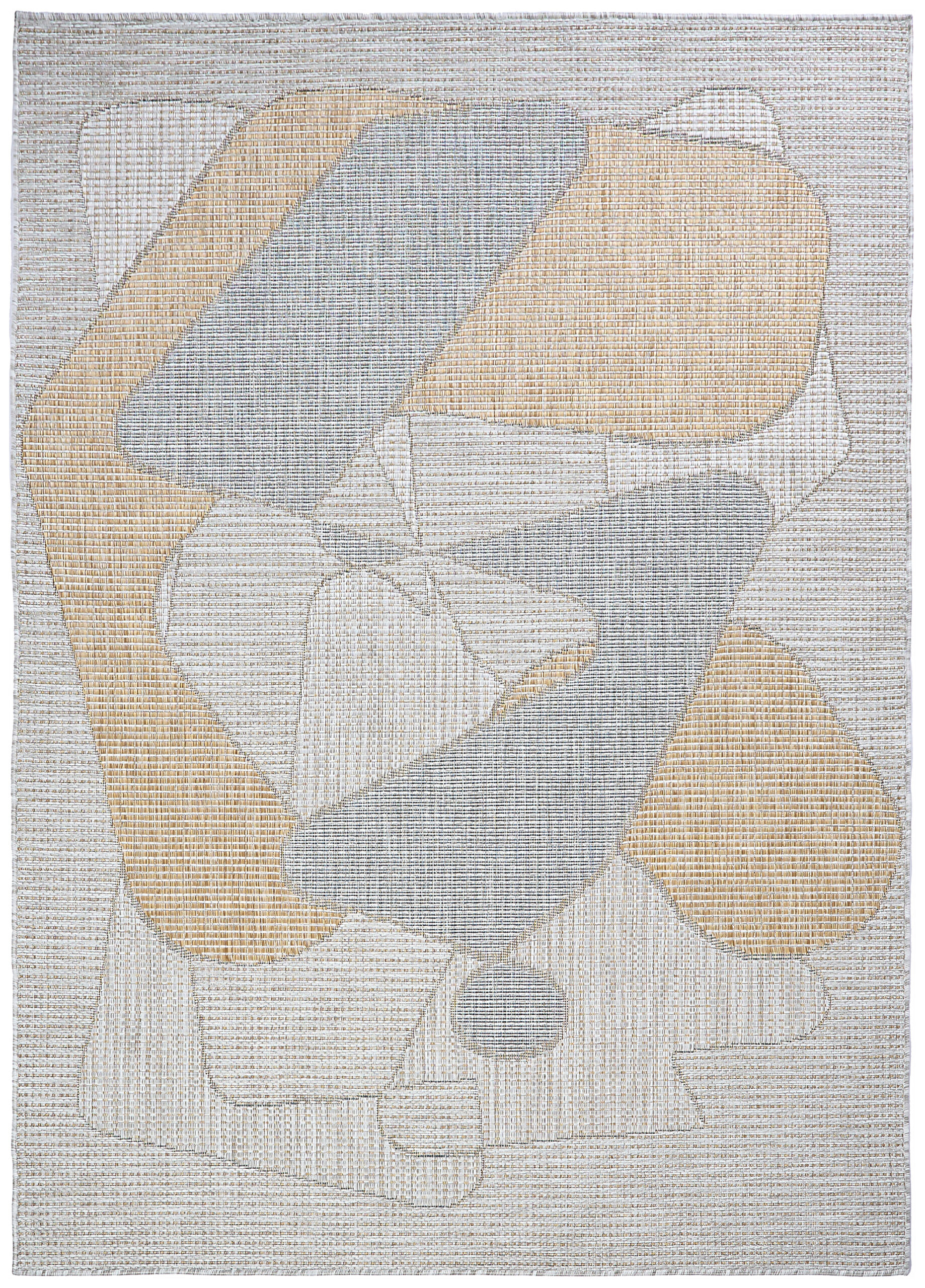 Outdoor-Teppich Yucana Grau Abstrakt