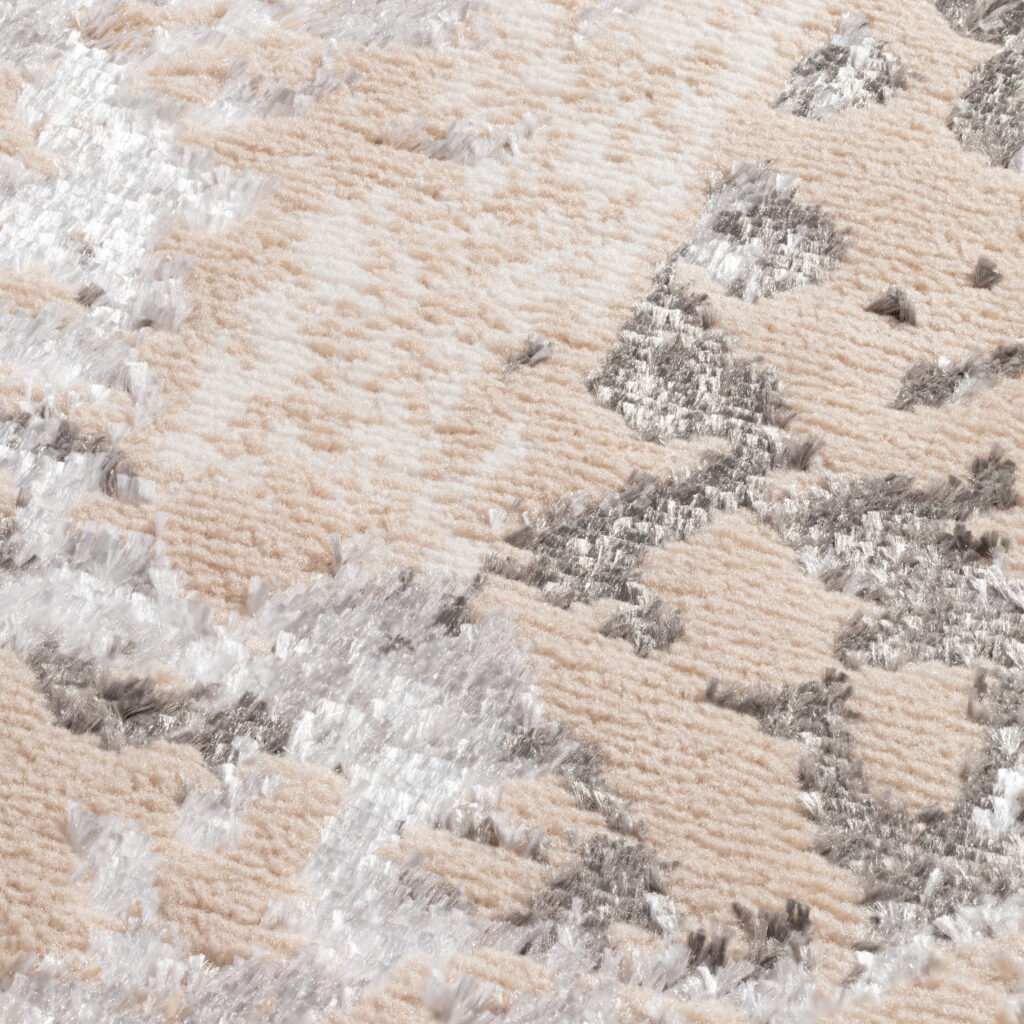 Teppichläufer Crystal Beige Grau Abstrakt