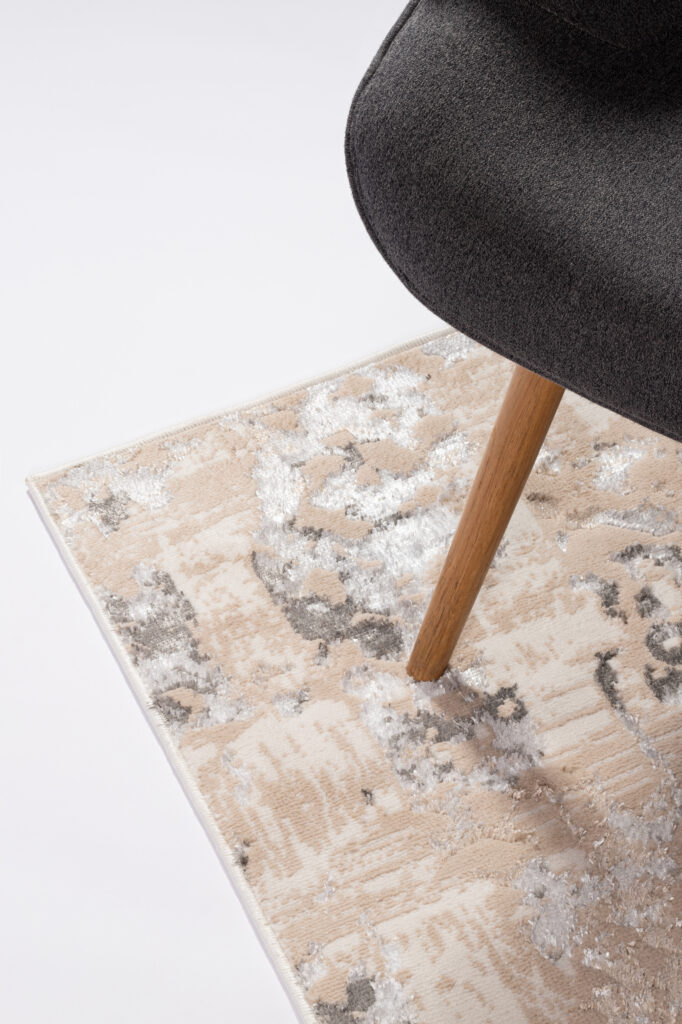 Teppichläufer Crystal Beige Grau Abstrakt