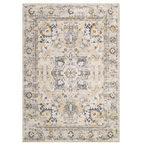 Teppich Ash Beige Grau Vintage Rutschfest