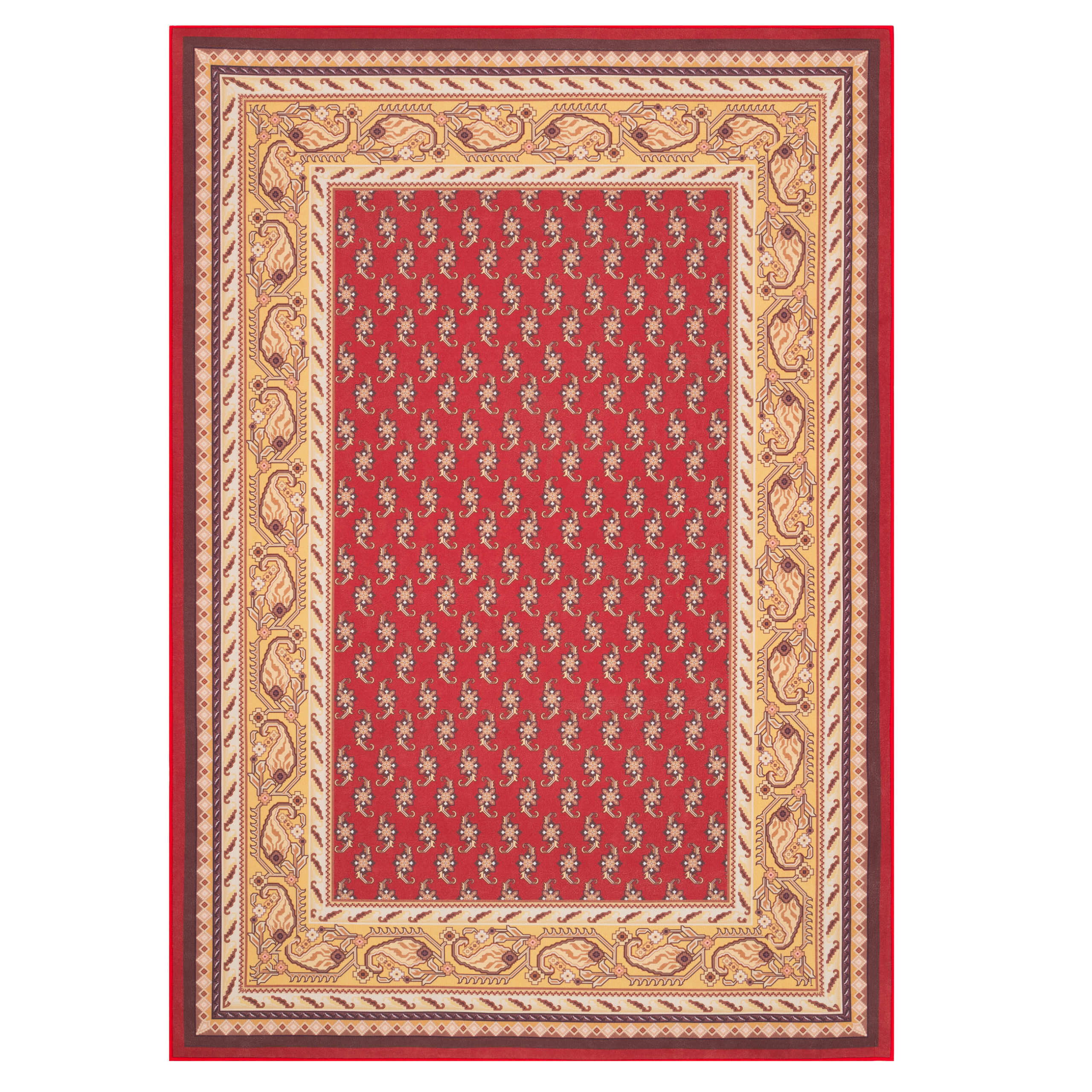 Teppich Nora Rot Klassisch Rutschfest