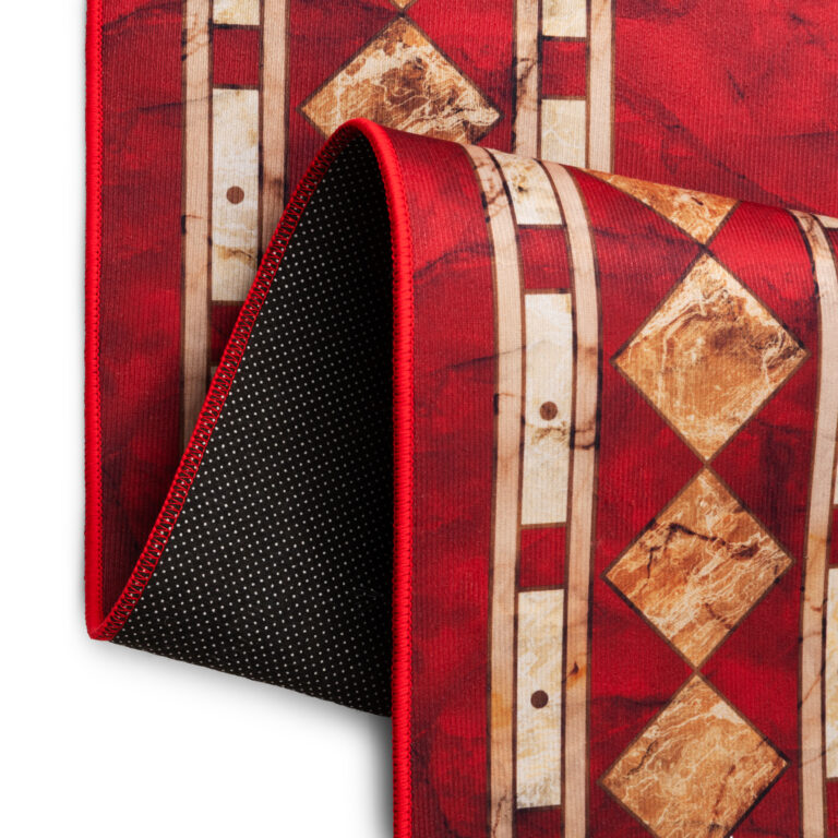 Teppich Nora Karminrot Klassisch Rutschfest