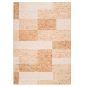 Teppich Nora Braun Geometrisch Rutschfest