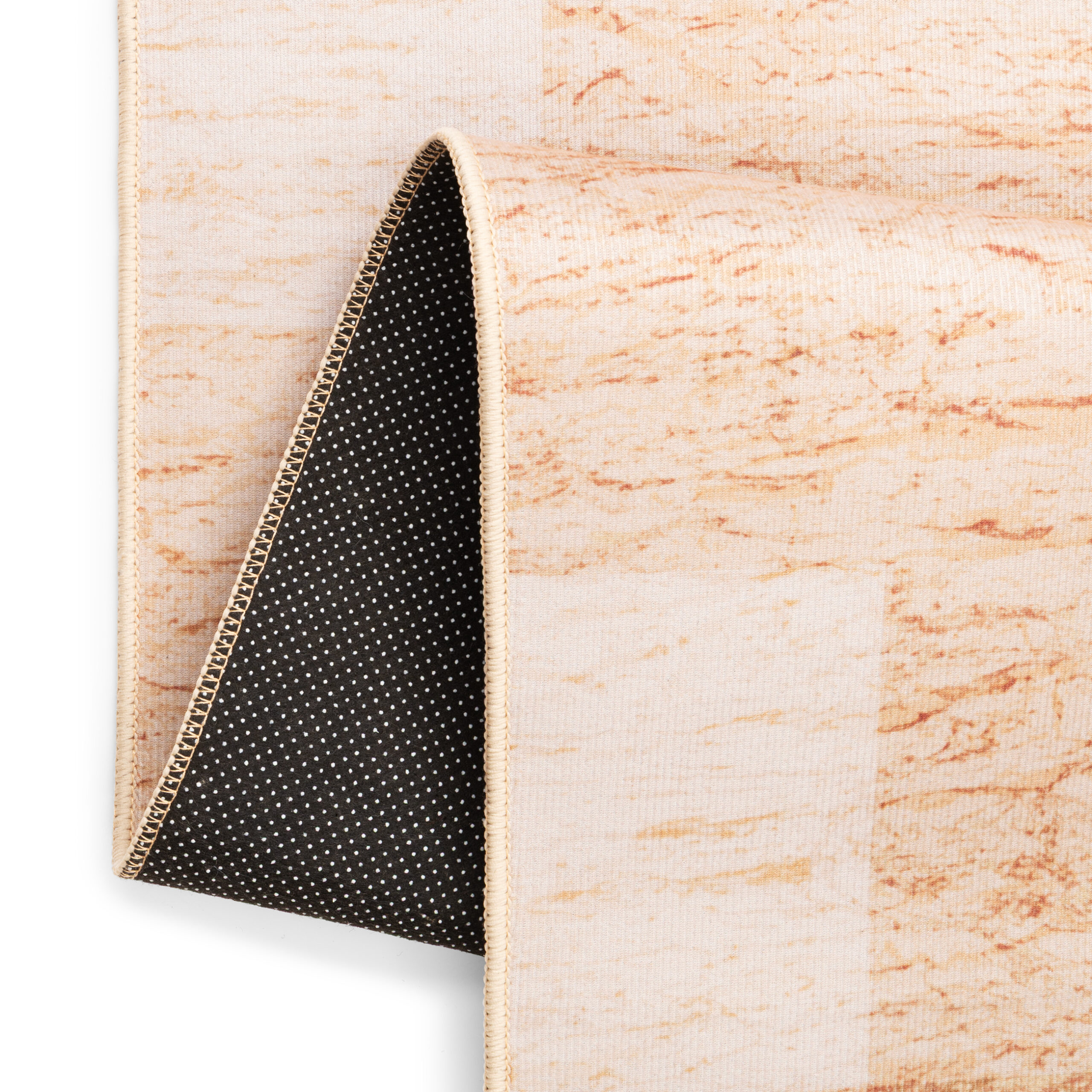 Teppich Nora Braun Geometrisch Rutschfest