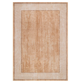 Teppich Nora Braun Rahmen Rutschfest