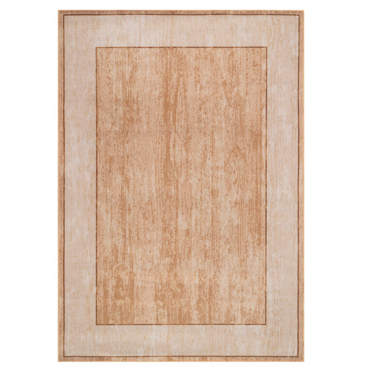 Teppich Nora Braun Rahmen Rutschfest