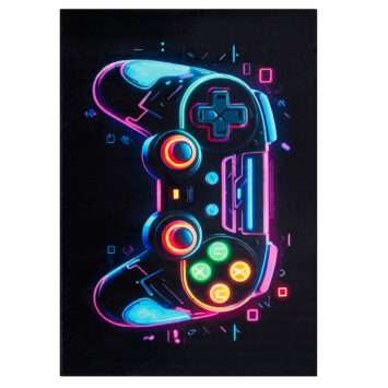 Teppich Cosmo Game Mehrfarbig Rutschfest